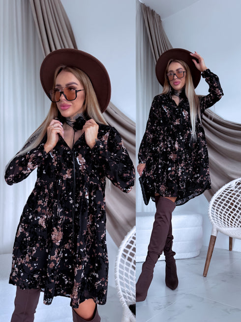 Kreklkleita "ALMOND DX16149" - melna ar choco